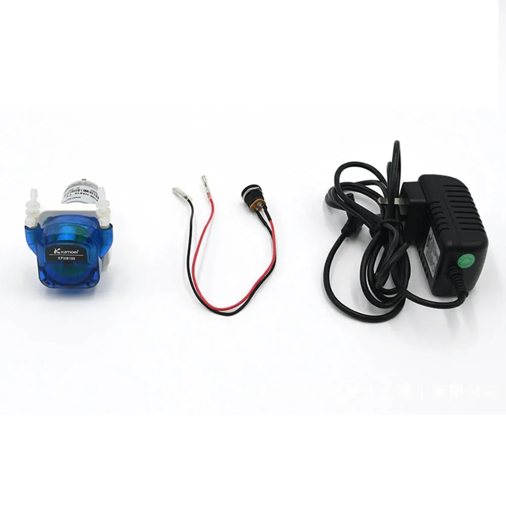 Small Peristaltic Dosing Pump DC 12V/24V Micro Self-priming Mute Liquid Water Pump BPT Tubing