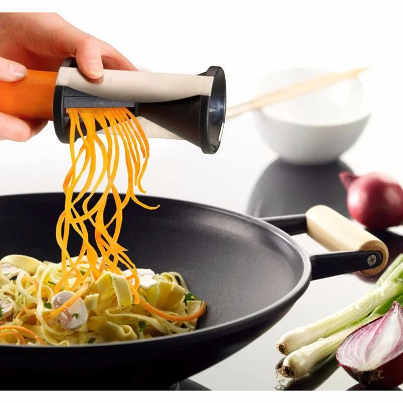 Vegetable Spiralizer Cutter – Zucchini Pasta & Noodle Spaghetti Maker Bundle 1