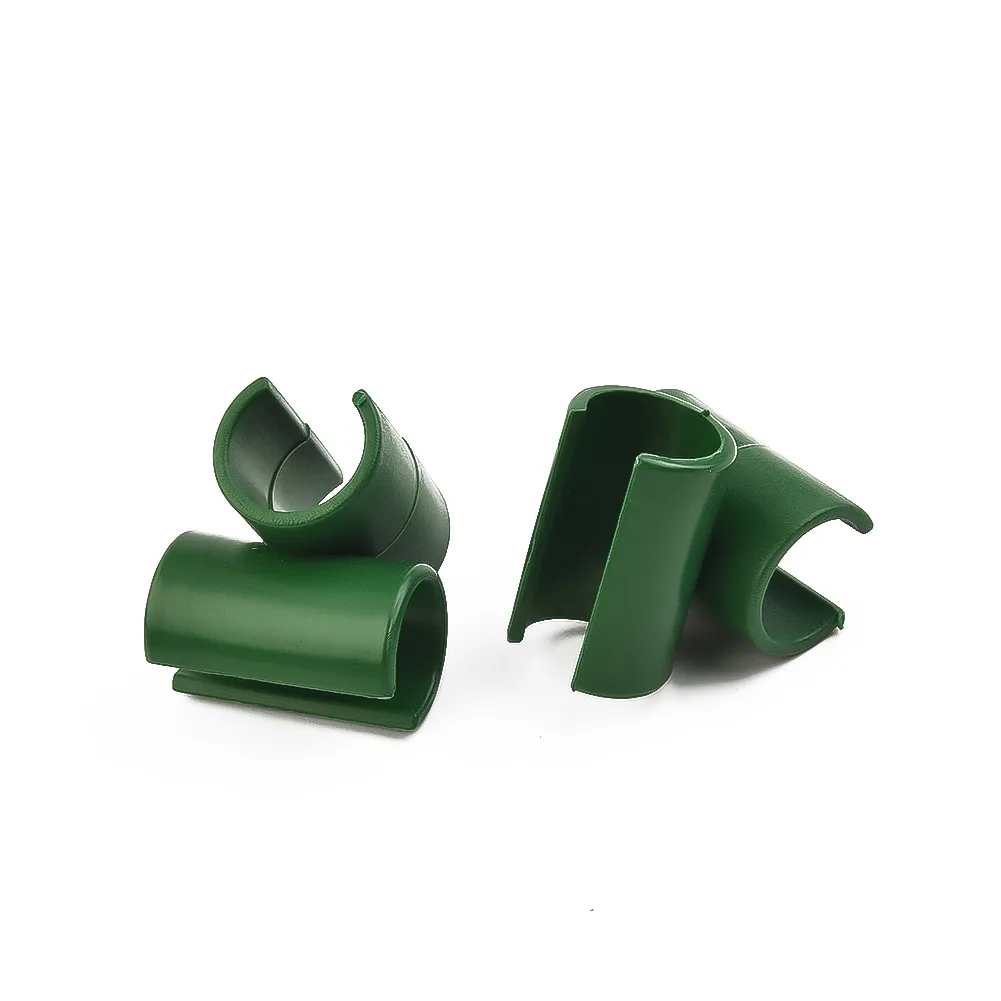 50pcs Plant Trellis Connector Clip 16mm Stake Clips Gardening Support Connector For Fixed Garden Frame Rod Greenhouse Clip