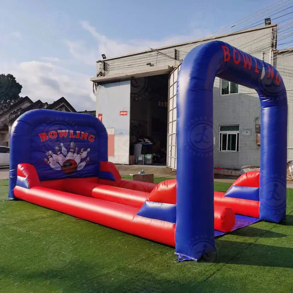 Outdoor Sport Games park kids adults carnival fun outdoor indoor big inflatable bowling games for sale