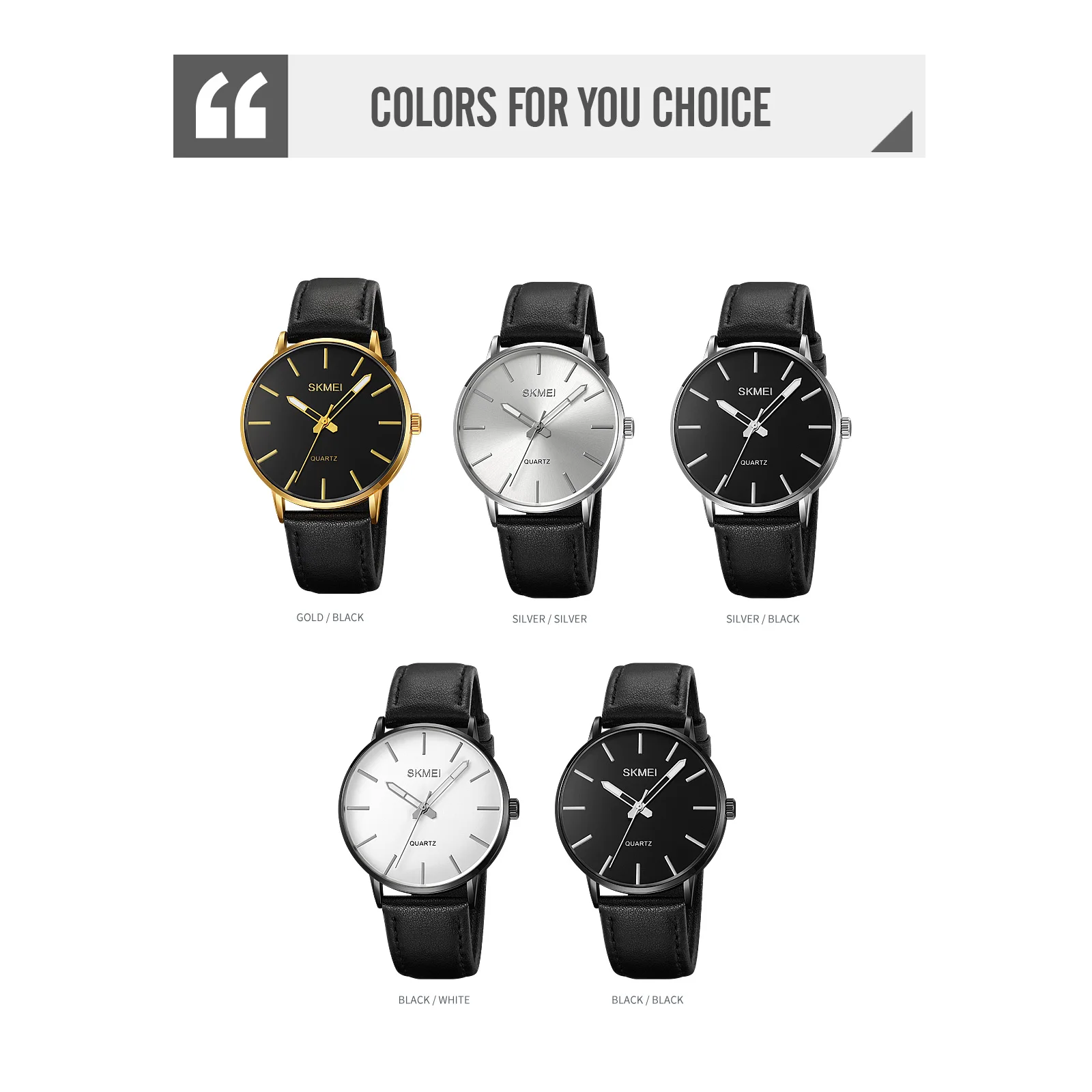SKMEI Fashion Luxury Quartz Man Watch Sport Casual Waterproof Wristwatch For Men Simple Dial Original Design Youth Male Clock