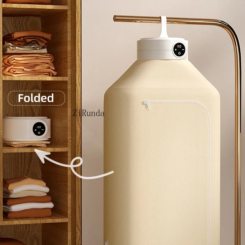 *Folding electric clothes dryer, intelligent drying machine, portable, travel, hot air, with timer, 600 V, 220 W 5