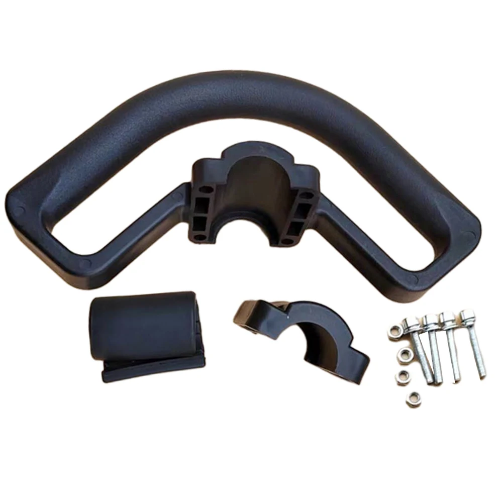 

Lawn Trimmer Loop Handle Bar 1 Set Accessories Easy Installation Plastic Replacement Part With Screws Brand New