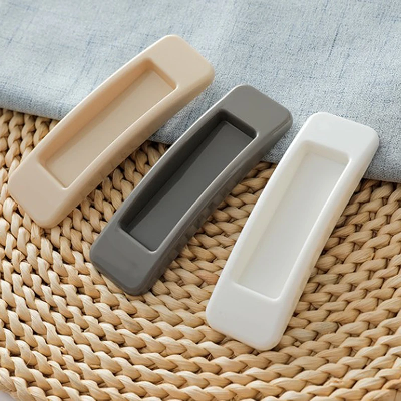 Self Adhesive Sliding Door Handles 2Pcs for Doors Glass Window Cabinet Drawer Wardrobe Handle Push-pull Home Supplies for door handles