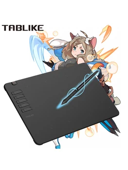 TABLIKE T906 10x6 Inch Graphics Tablet for Drawing with 8192 Levels Pen Pressure, Digital Tablet for Artist Paiting / Gaming OSU 1