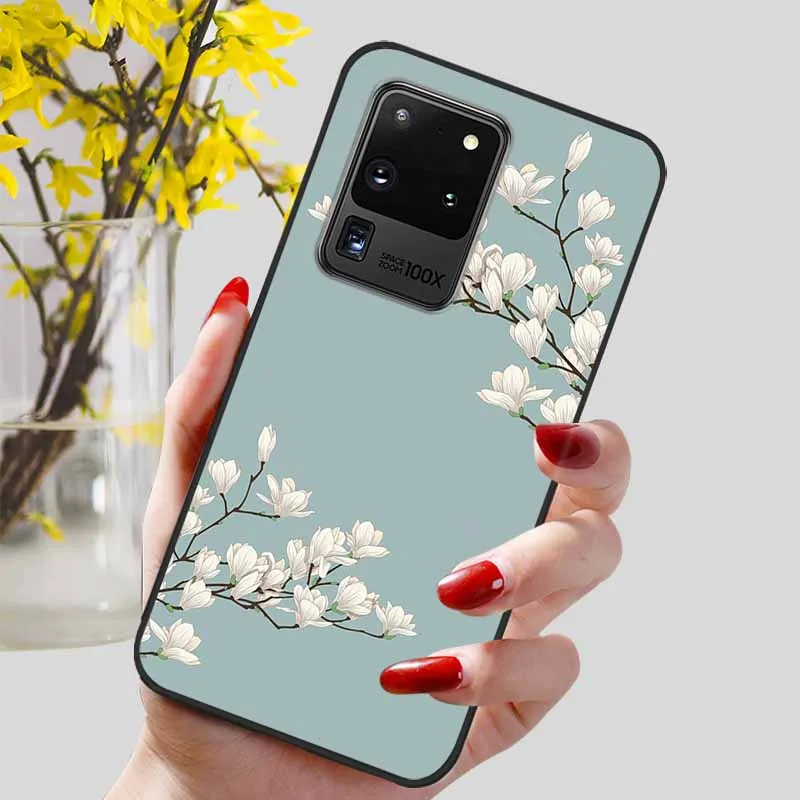 Lovely Soft TPU Silicone Protective Phone Case for Samsung Galaxy S20 Ultra 5G