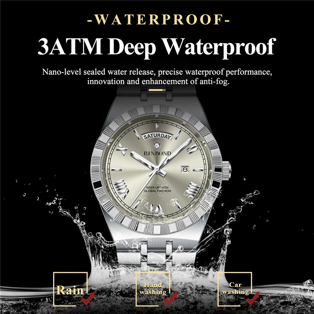 New Mens Automatic Watches For Man High Quality Brand Fashion Quartz Wristwatches Luxury Watch Men Gifts Sports Digital Clock - 3
