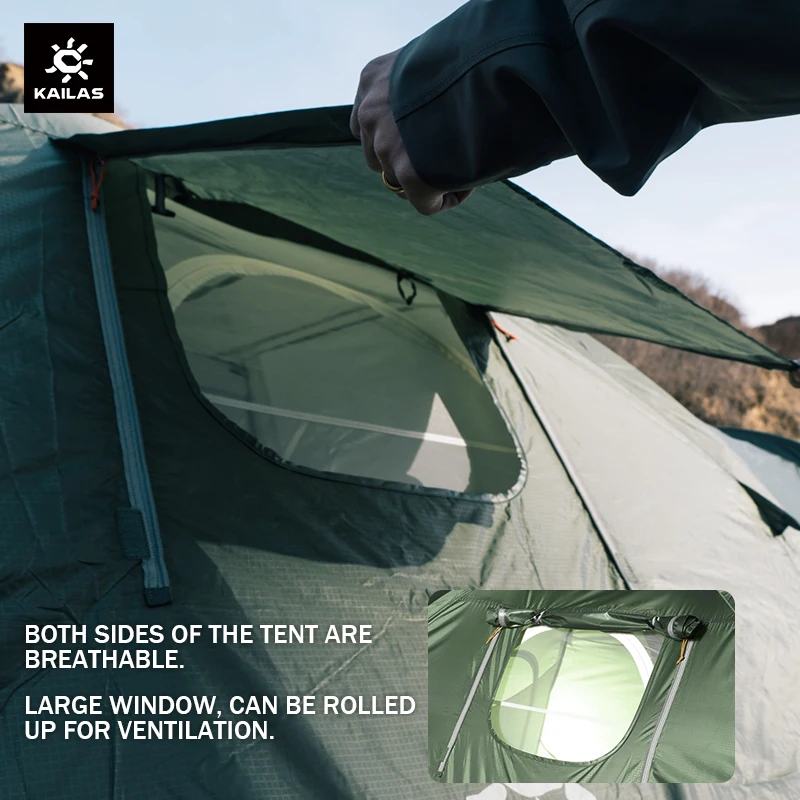 KAILAS STAR NIGHT III Breathable Ultralight Camping Tents for 3-4 Person Double Layer Waterproof Outdoor Hiking Tent KT2203212