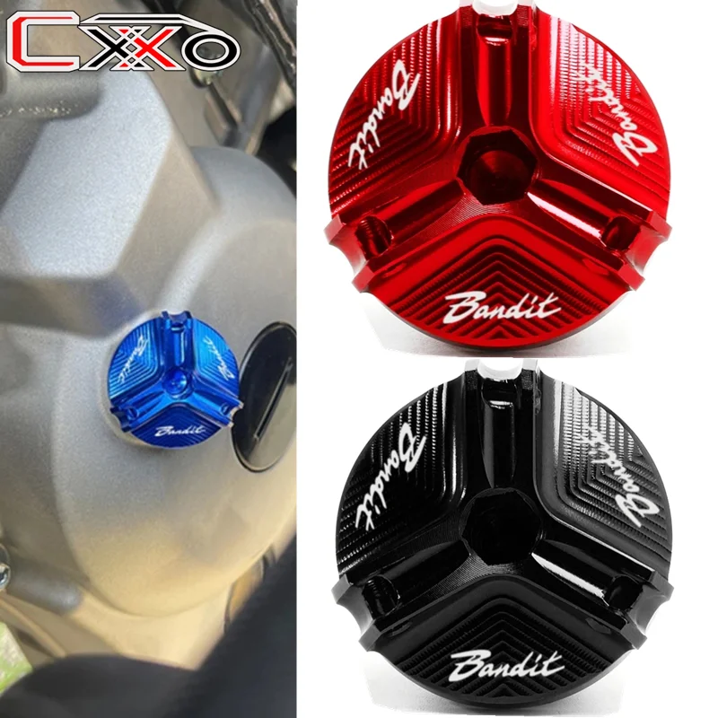 M20 * 2.5 Per Suzuki Bandit 400 Bandit 600 Bandit 650 Bandit 1200 1250/S Bandit650 Tappo Di Riempimento Olio Moto Coperchio Tappo Olio