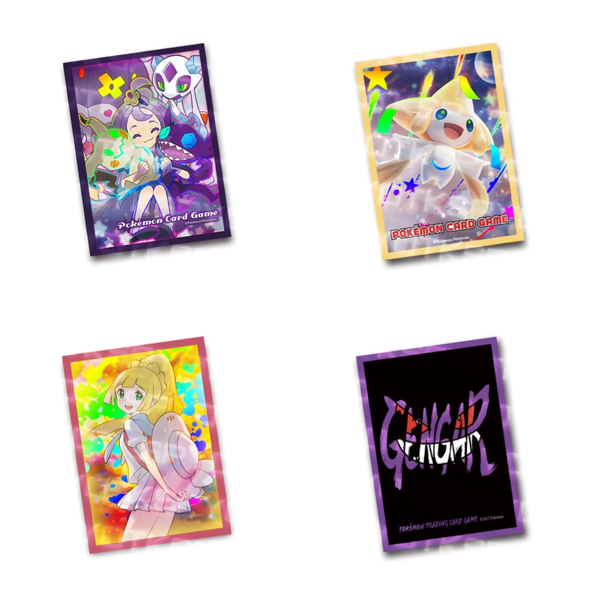 

60 шт./набор, Покемон PTCG Jirachi Gengar Lillie Acerola