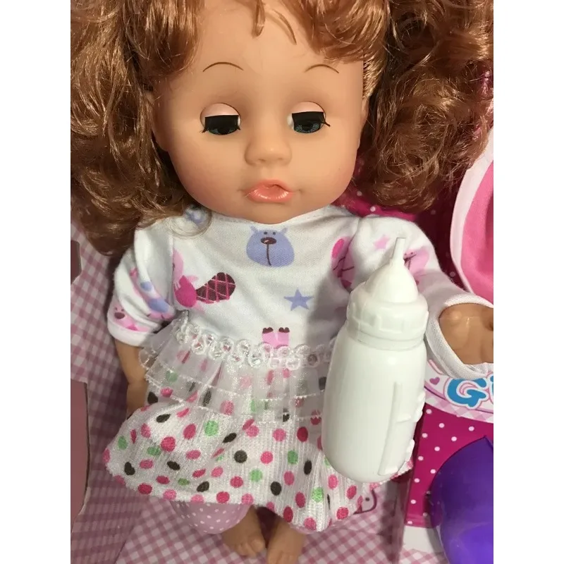 32cm Simulation Baby Play House Toy Blinking Drinking Water Going To The Bathroom and Talking Model Baby Doll Girl Brithday Gift - 3