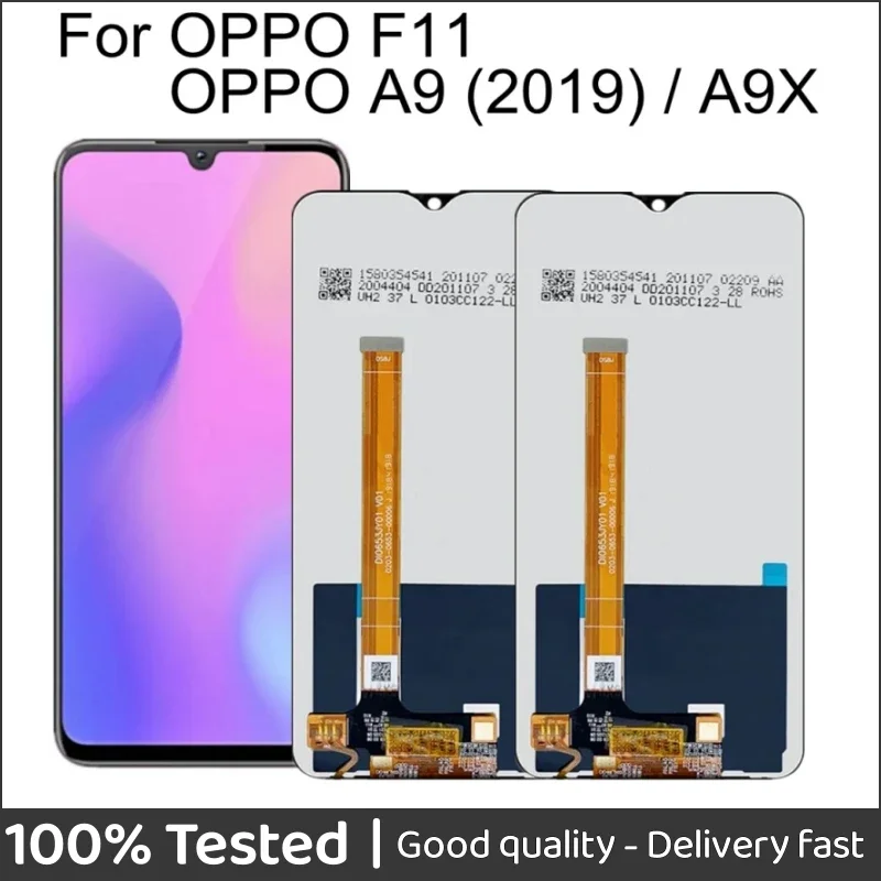 

Запасные части для OPPO A9 A9X LCD дисплей для OPPO F11 PCAM10 PCEM00 LCD