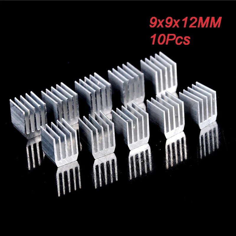 Aluminum Cooling Heat Sink RAM Radiator Heatsink Cooler 9x9x12MM 10pcs heat sink cooler