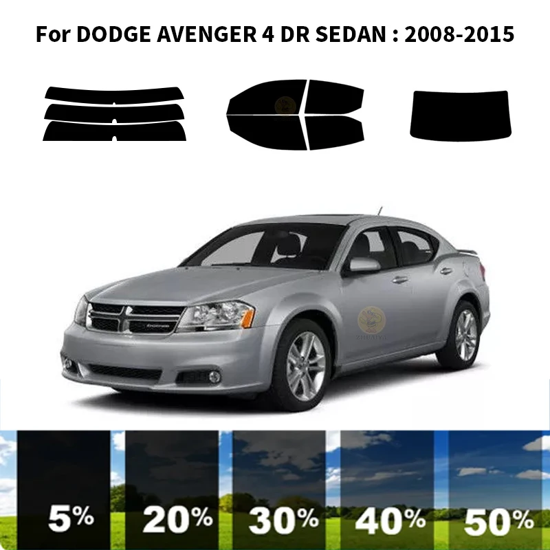 

Precut nanoceramics car UV Window Tint Kit Automotive Window Film For DODGE AVENGER 4 DR SEDAN 2008-2015