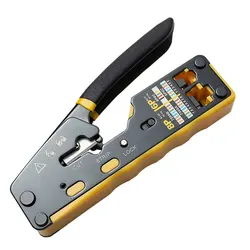 Professional RJ45 Ethernet Crimping Tool for Pass Through Connectors and Ends (Rj45 crimper)
