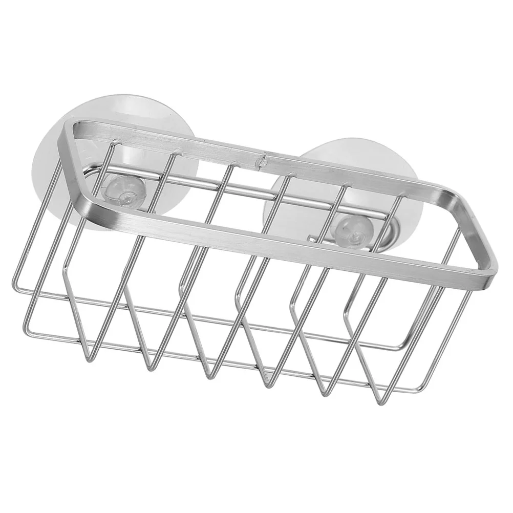 

Dish Cloths Sponge Commodity Shelf Holder Magnetic for Kitchen Sink with Suction Cups