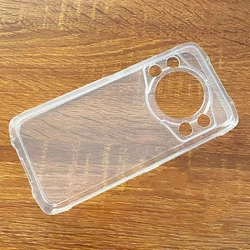 Durable Clear Black TPU Phone Case - Silicone Protective Cover and Shell for KingKong Power 3 (Clear)