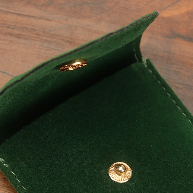 Bársony Snap Órás Táska Tasak Szervező Flanel Óra Védő Tok Ring Ékszer Órák Ajándék Tároló - Image 6