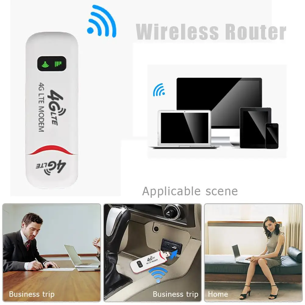 Portátil 100mbps Usb Wifi Roteador Repetidor de Sinal sem Fio Extensor Impulsionador de Apoio Multi-banda Fdd-lte b1 b3 b7 b8 B20 4g 3g - Imagem 4