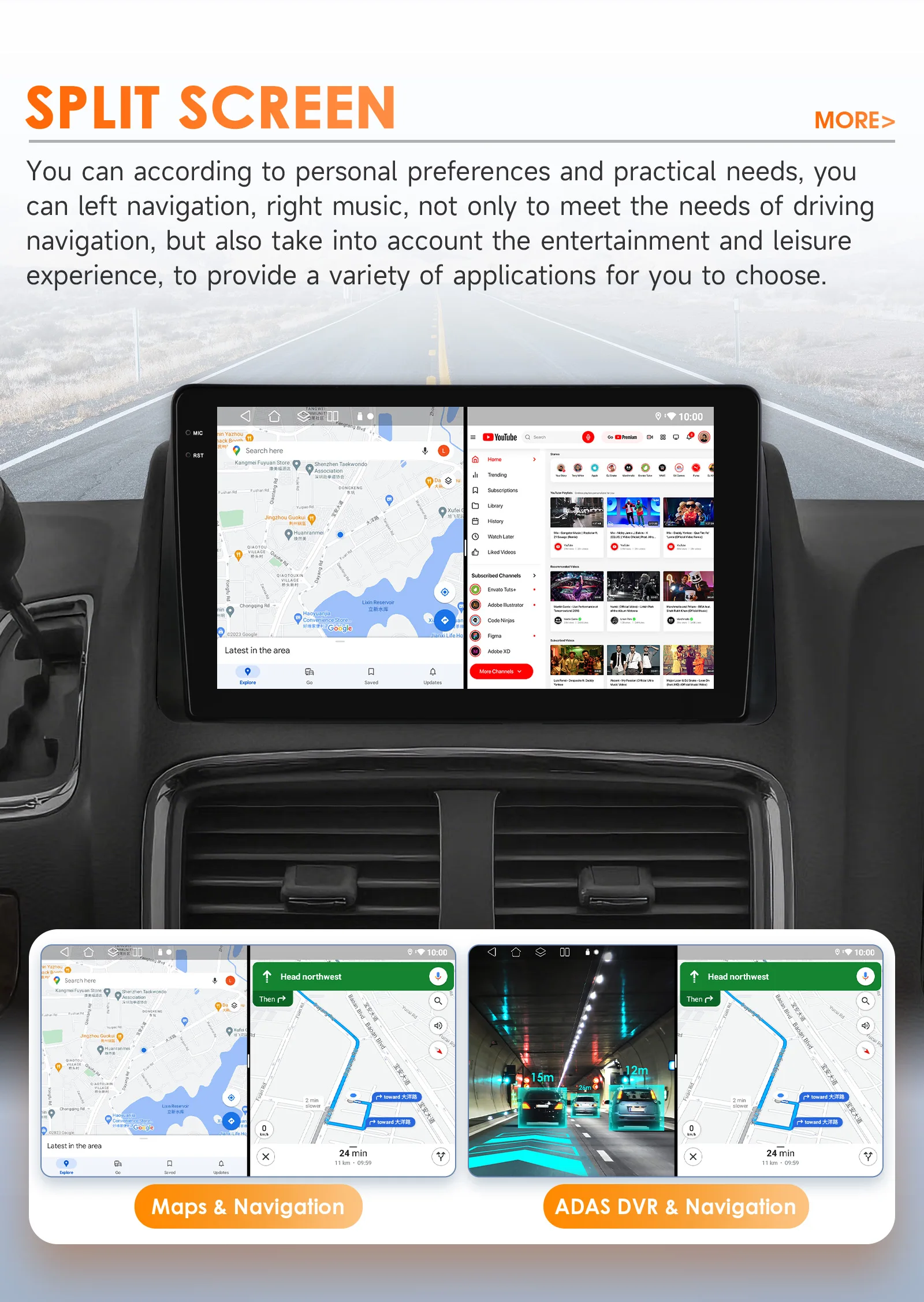 Android 14 Autoradio für Dodge Grand Caravan Chrysler Town & Country Grand Voyager Multimedia 6115 8-Kern GPS Carplay 360-Kamera SWC – Detail 39