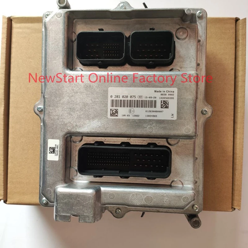 0281020075 New ECU Original Diesel Engine Computer Board Electronic Control Unit EDC7 612630080007