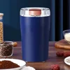 New Portable Coffee Grinder Household Small Grain Grinder 8 Knife Stainless Steel Nut Bean Grain Grinding Mixer 3