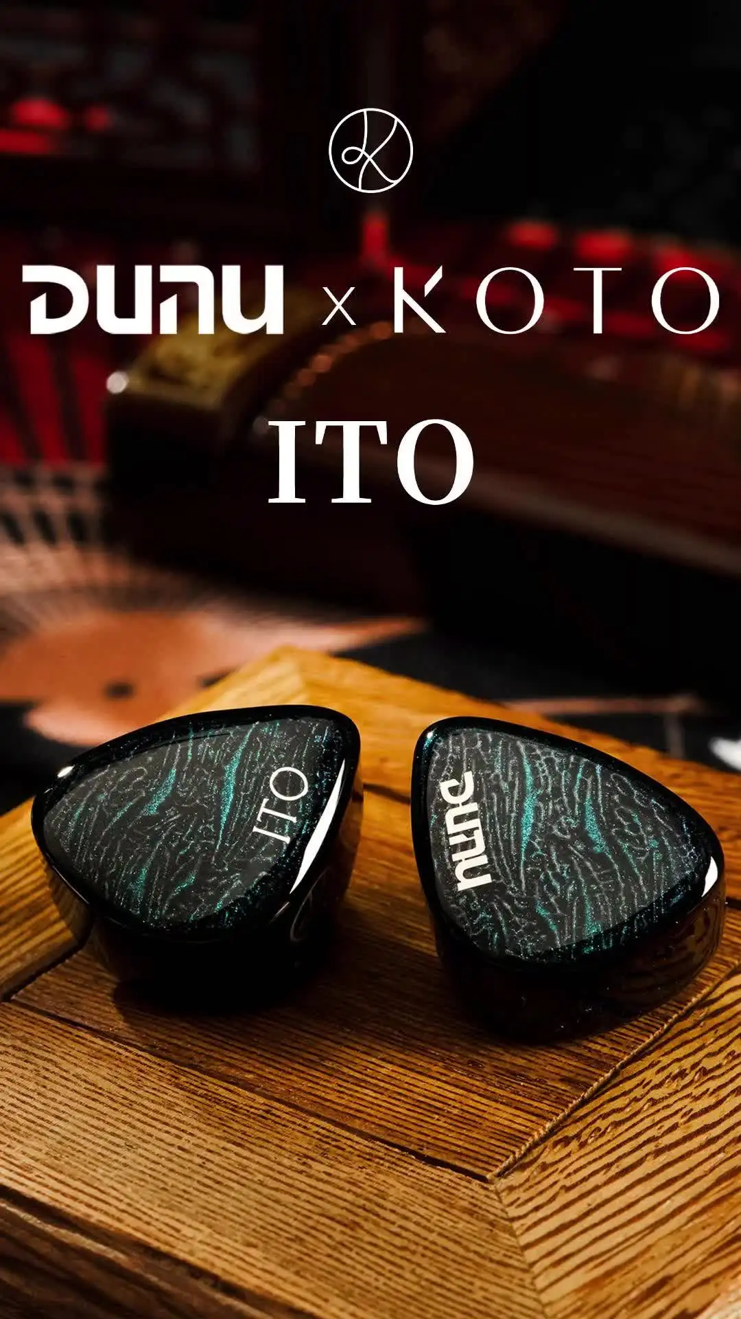 DUNU x KOTO ITO In-ear Earphones 2DD+2BA Hybrid Drivers IEMs