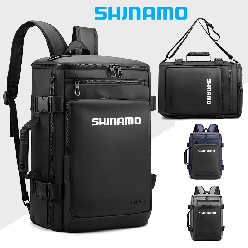 

2024 New Multi-functional Backpack Waterproof Travel Bag Crossbody Bag Outdoor Large Capacity Fishing Bag Camping Bag Picnic Bag