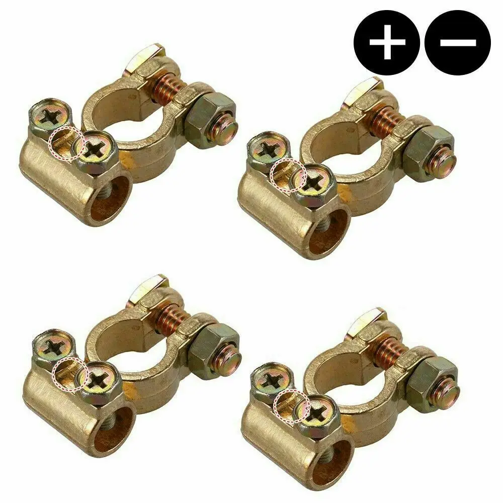 2pcs 12V Leisure Battery Terminals Connectors Clamps Car Van Caravan Motorhome Quick Release Battery Terminal High Quality