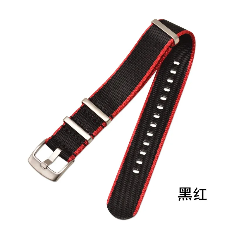 Deluxe Military-Style Nylon Strap with Triple Ring Buckle