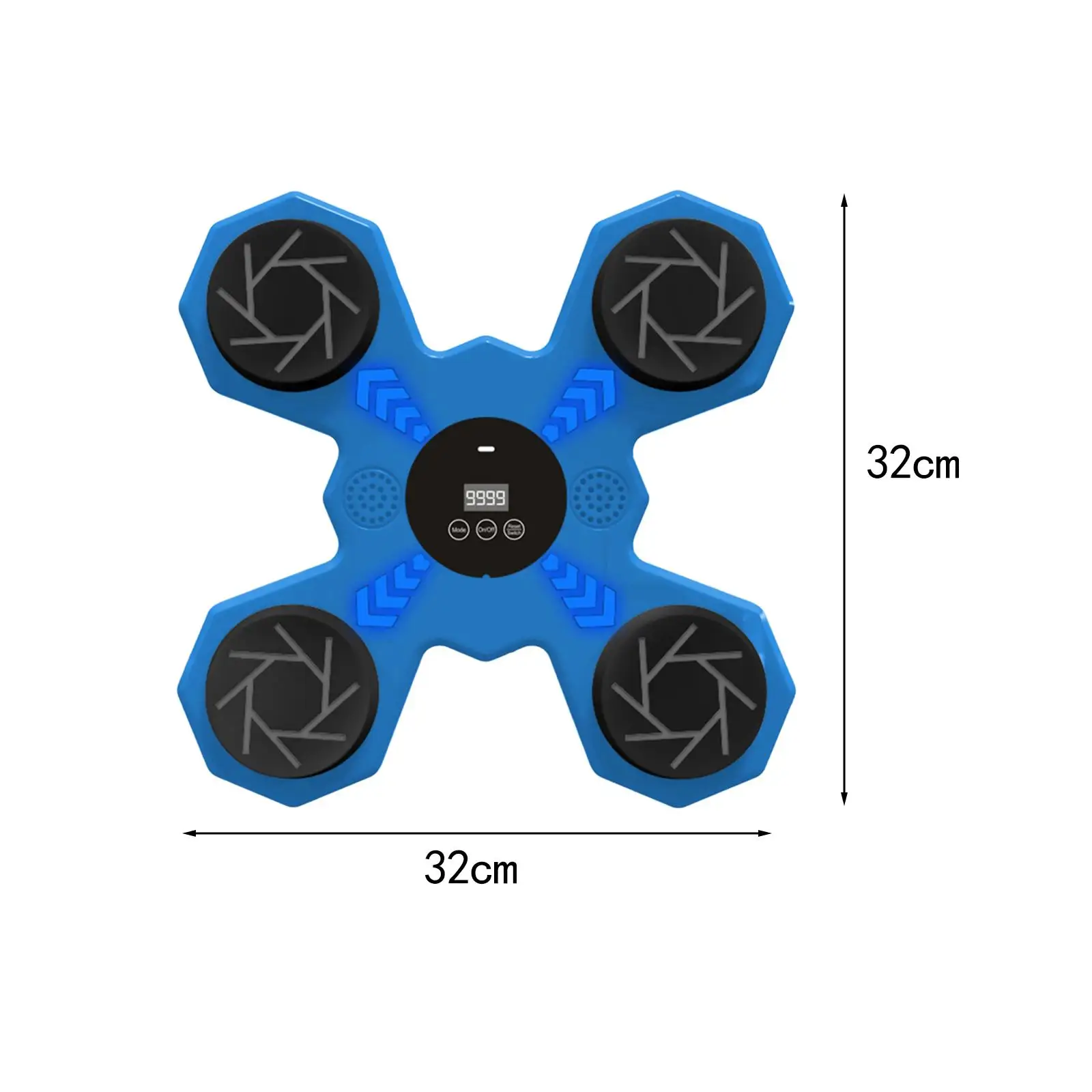 Music Boxing Wall Target, Electronic Boxing Machine, Lighted Wall Mount Smart