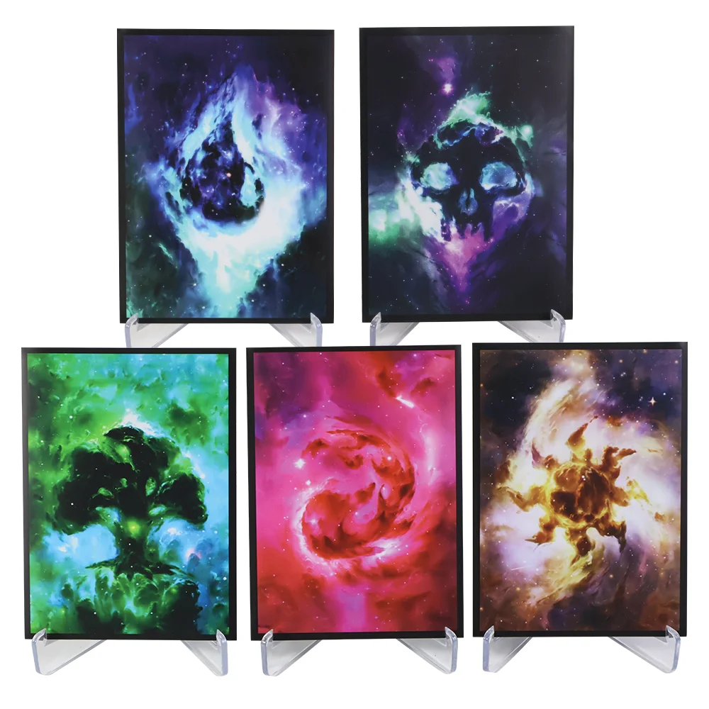 60 Stück 66 x 91 mm Kunstkartenhüllen, Sammelkartenschutz, kompatibel mit MGT/PTCG Top-Loading-Kartenschutz, bestes Geschenk