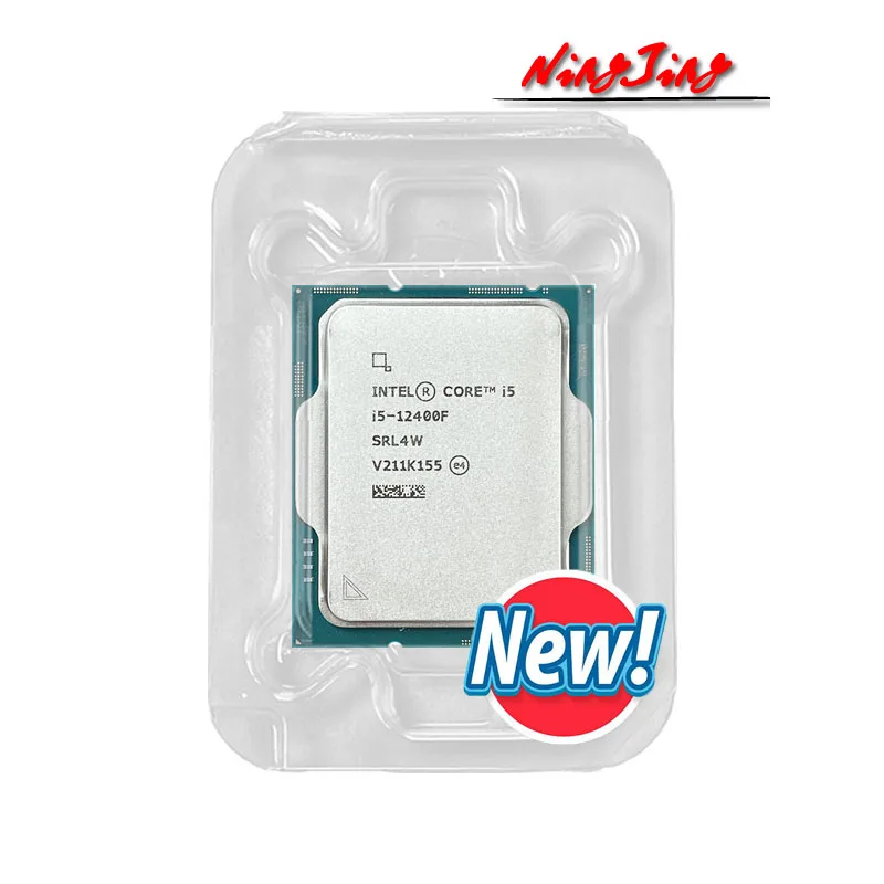 Intel Core i5-12400F i5-12400F GHz CPUプロセッサ,6コア,12スレッド,10nm l3 =  18m,65w,lga 2.5,新規