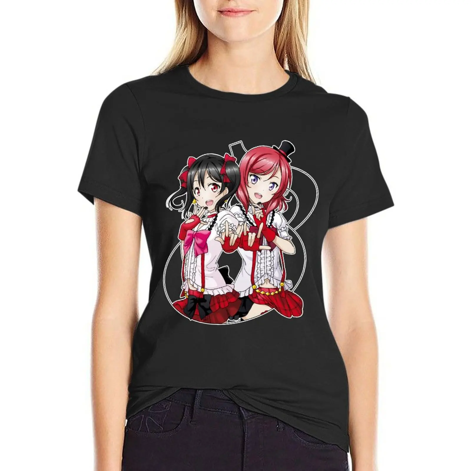 

Niko & Maki - Bokura Wa Ima no Naka De T-Shirt cute tops kawaii clothes vintage clothes Women clothing