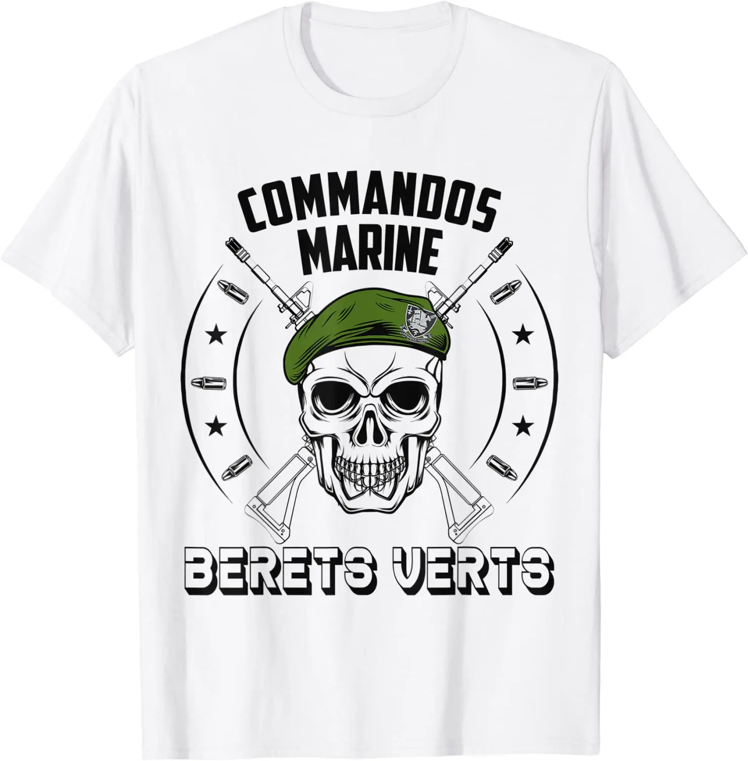 

French Military Special Force France Green Berets Veteran Men T-Shirt Short Sleeve Casual Cotton O-Neck Summer Shirt