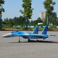 6 CH FlyFans Ukrainian Digital SU-27 Twin 64mm RC EDF Jet PNP Version Plane 2