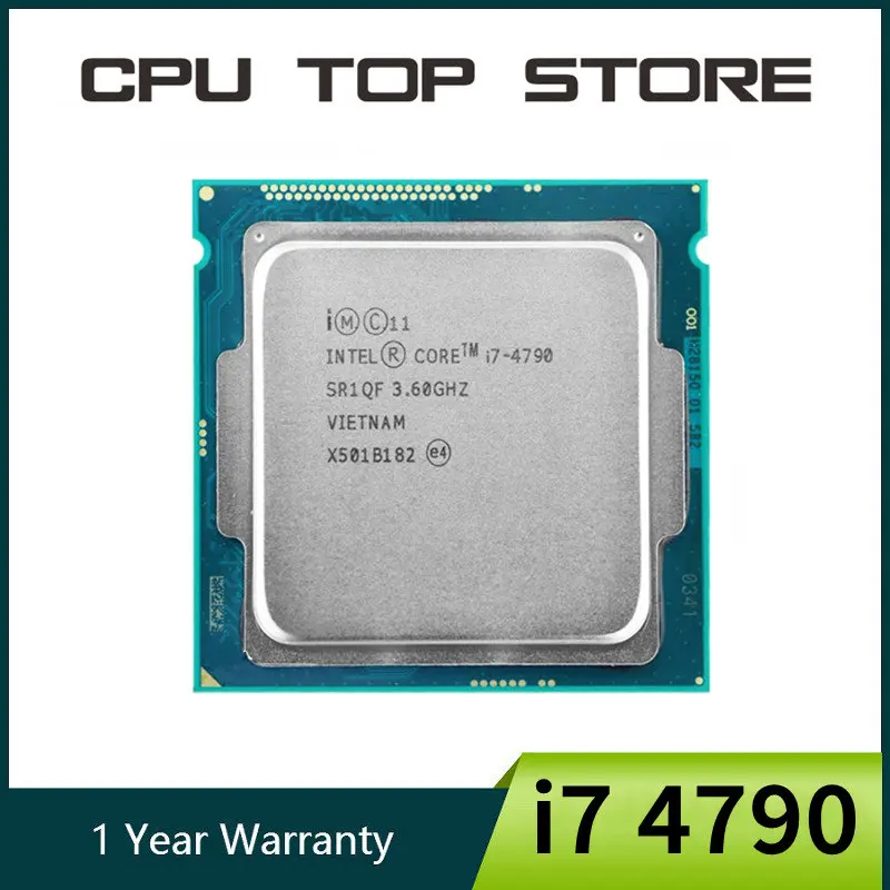 Used Core i7 4790 3.6GHz Quad-Core 8MB Cache TDP 84W SR1QF Desktop LGA 1150 CPU Processor