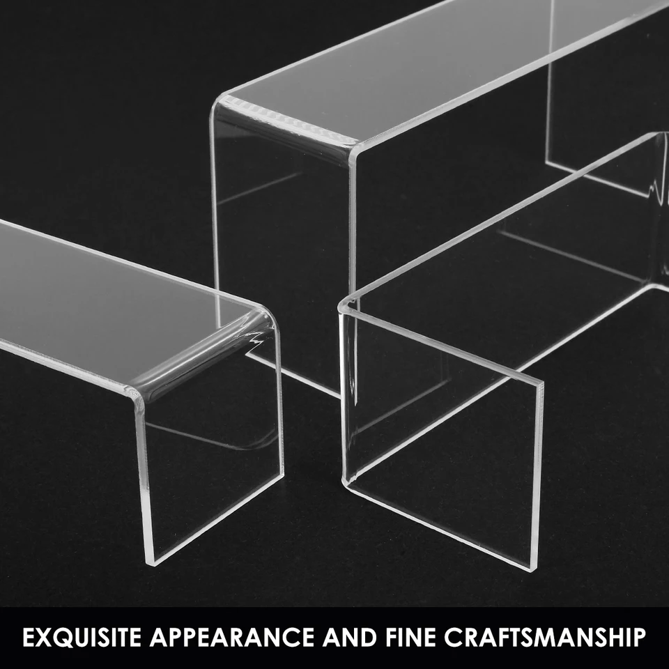3/6/9Pcs Acrylic Display Stand Multifunctional Transparently Mini Model Storage Rack for Perfume Doll Jewelry Decor Organzier