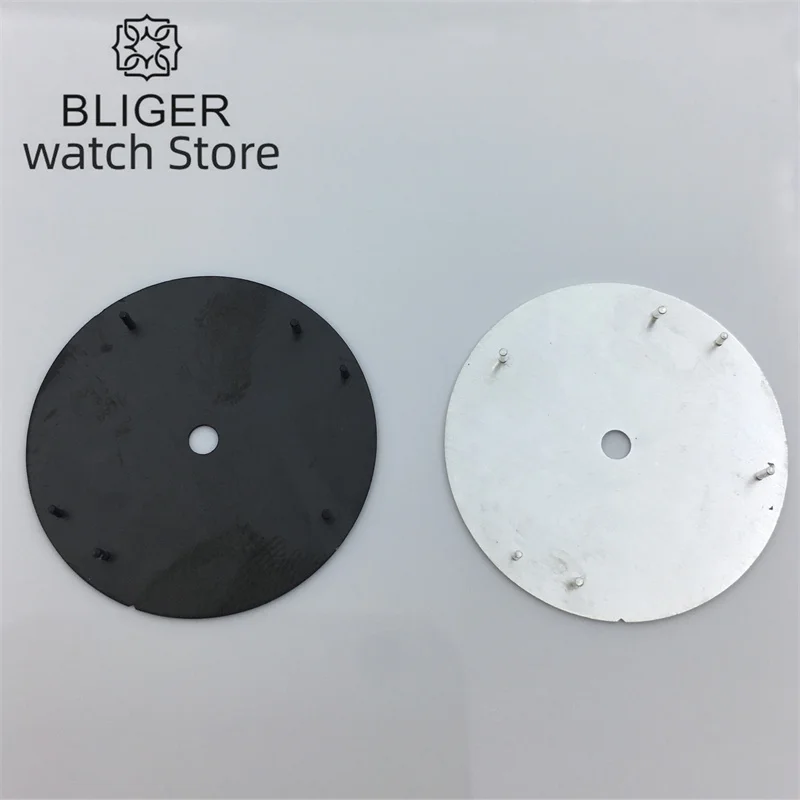 BLIGER 29mm sterile dial Black White Blue Grey Fit NH34 NH35 NH36 ETA 2824 PT5000 Miyota 8205 8025 Mingzhu DG2813 3804 movement