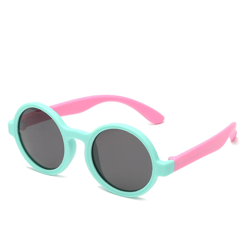 Children's Sunglasses Round Frame UV Resistant Safe Soft Trend Eyewear for Boys and Girls kids sunglasses,children sunglasses