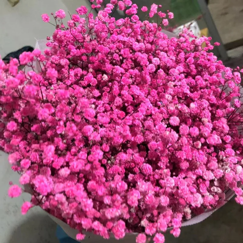

100g Big Bunch BabysBreath Natural Dried Preserved Gypsophila Flower Decor Home Wedding Bouquet Valentine Gift Forever Rose