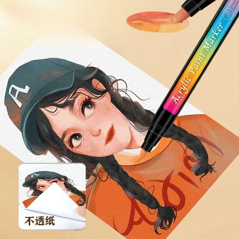 Acrylic Skin Tone Markers for Art and Body Painting