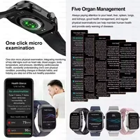 2025New Micro Physical Examination Smart Watch For Men Uric Acid Body Fat Five Organ Health Watches Bluetooth Call SmartBracelet - Image 3