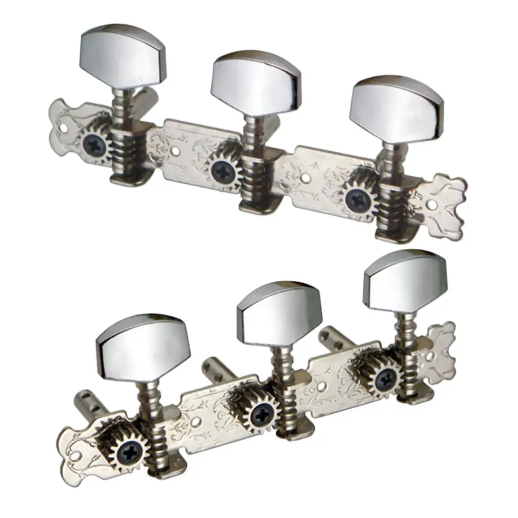 

3R3L Button Machine Heads Tuning Peg 6Pcs for Acoustic/Classic Guitar