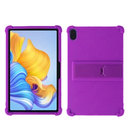 Enhanced Shockproof Silicone Stand Tablet Case - Stylish Protective Cover for Honor Pad 8 12 inch (PURPLE)