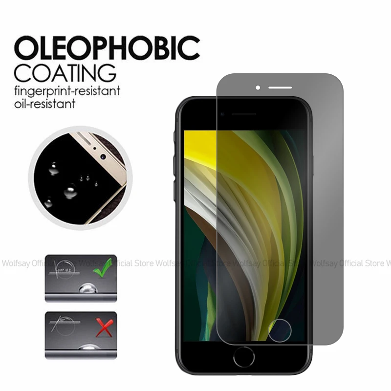 Enhanced Privacy Tempered Glass Screen Protector - 2/4 Pack