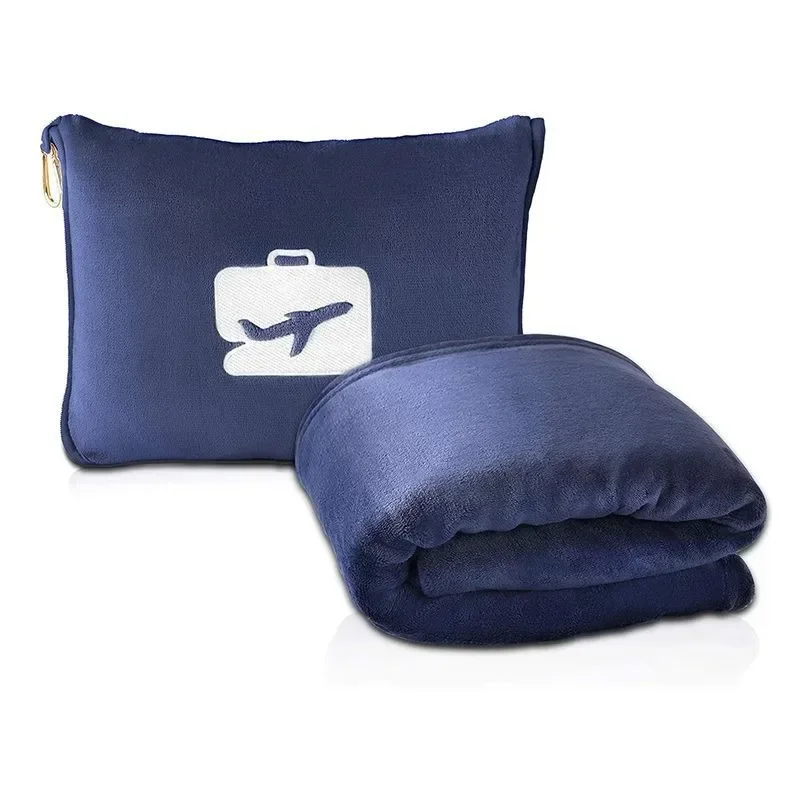 Travel Blanket Cuddle Pillow  2 in 1 Travel Pillow and Blanket Set for Airplanes Fluffy Plush Soft Comfy Thick Lightweight 4