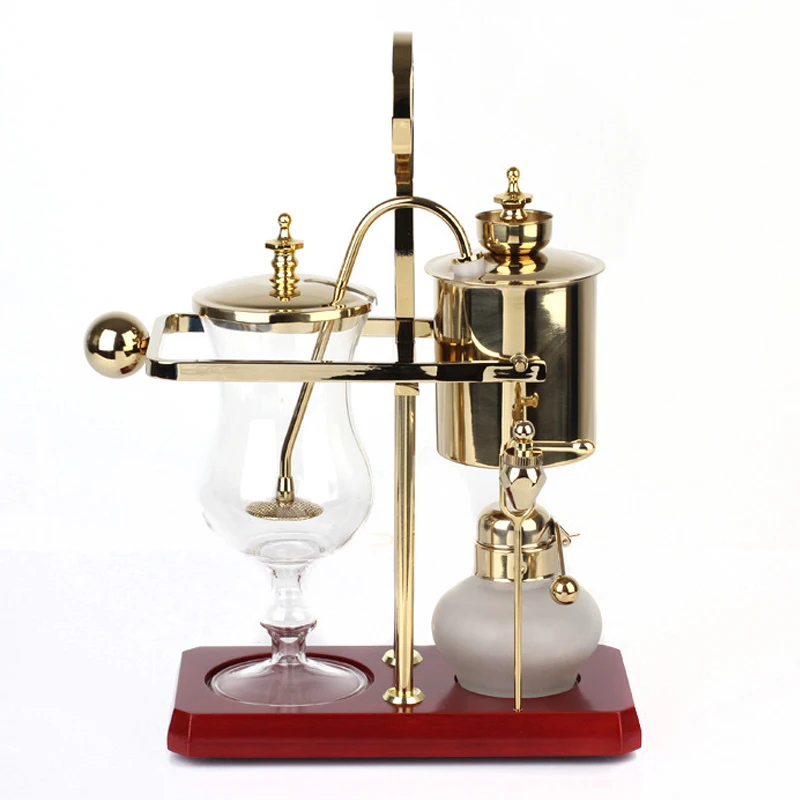 

Restoring Ancient Ways Belgian Royal Siphon Metal Coffee Maker