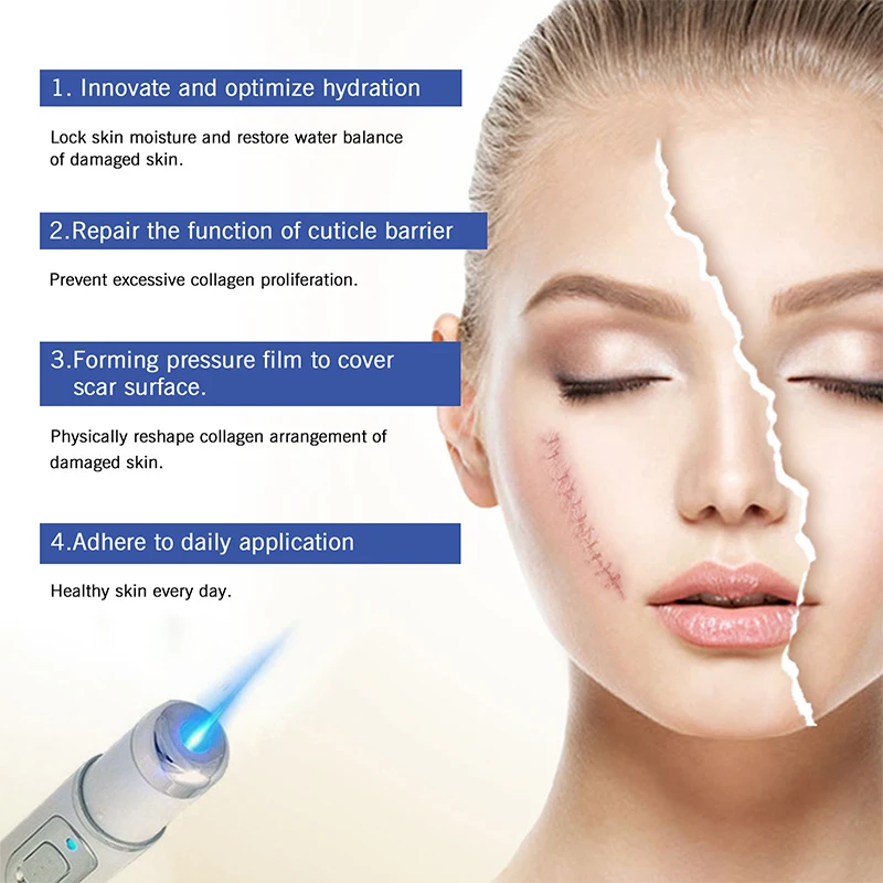 Blue Light Scar Removal For Laser Penlaser Repair Scar Wound Protection And Gel Care Tool