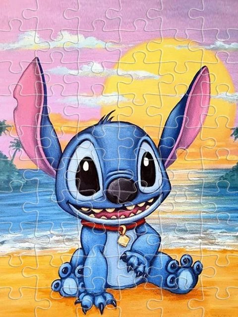 Disney Lilo & Stitch Puzzle Cartoon Movies Children Games Educational Toys  300/500/1000 Pcs Jigsaw Puzzles Adults Decompressing - AliExpress